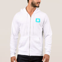 Winter Snö Heart Manar Fullt-Zip Hoodie