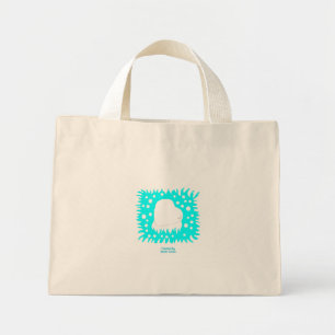 Winter Snö Heart Tiny Tothe Bag Mini Tygkasse