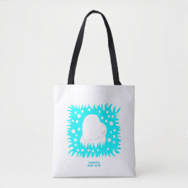 Winter Snö Heart Tote Bag Tygkasse
