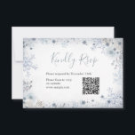 Winter Snö i Kärlek Snowflake Möhippa QR OSA kort<br><div class="desc">Winter Snö i Kärlek Snowflake Möhippa QR OSA kort</div>