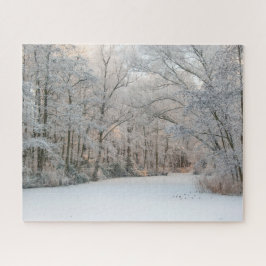 Winter Snö Ligcape, 520 delara Jigszons Puzzle Pussel