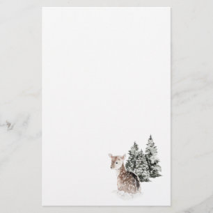 Winter Snö Ligcape Fawn Brevpapper