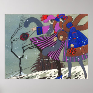 WINTER SNÖ / MODE COSTUME DESIGNER POSTER