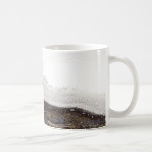 Winter Snö Stream Rand Kaffemugg