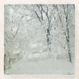Winter Snö, Underlägg glas