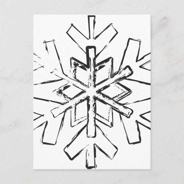 Winter Snö Vykort (Framsida)