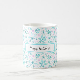 Winter Snöflingor Kaffemugg