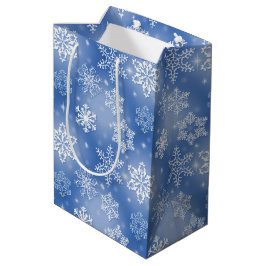 Winter Snöflingor på Blue