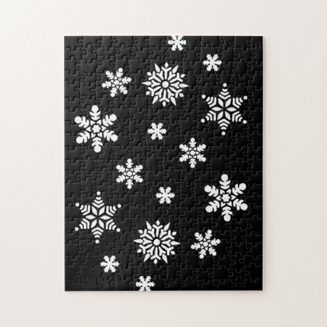 WINTER SNÖFLINGOR PUSSEL (Vertikal)