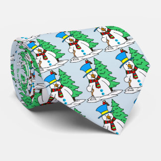 Winter Snögubbe Tie Slips