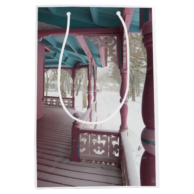 Winter Snowfall på Rosa Porch - Martha's Vineyard (Framsidan)