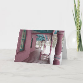 Winter Snowfall på Rosa Porch - Martha's Vineyard Kort