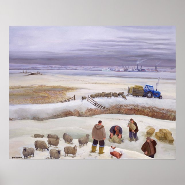 Winter Snowfall Poster (Framsidan)