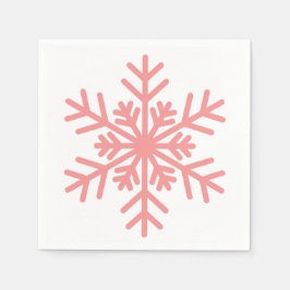 Winter Snowflake Baby Shower Cocktail Napkin Pappersservett
