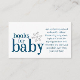 Winter Snowflake Bokar för Baby Card Tilläggskort