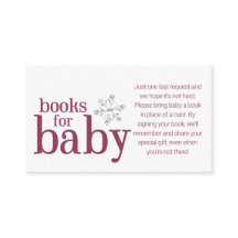 Winter Snowflake Bokar för Baby Card