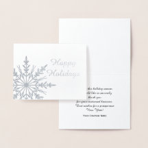 Winter Snowflake Business Glad helg