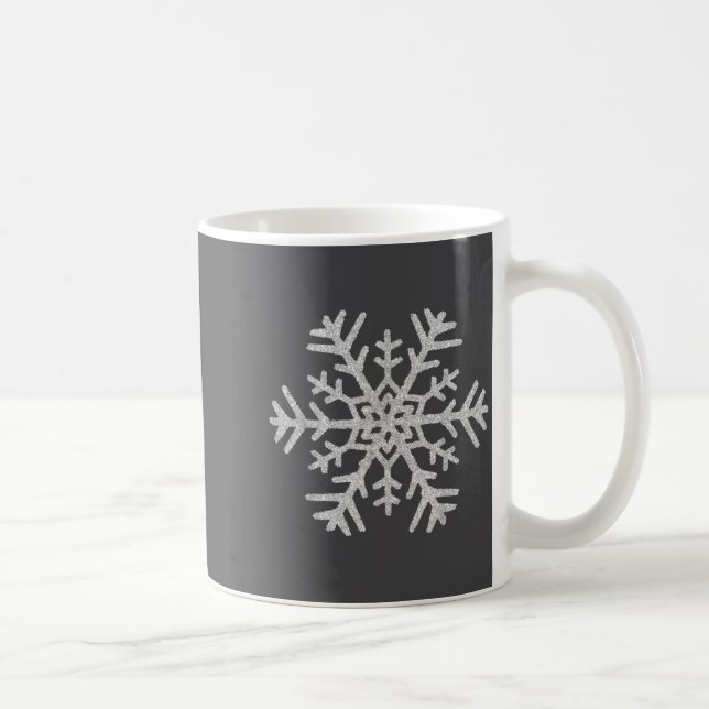 Winter Snowflake Christmas Xmas Costumes Men Women Kaffemugg (Höger)