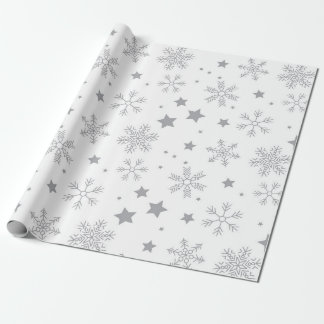 Winter Snowflake Gift Wrapping Papper Presentpapper