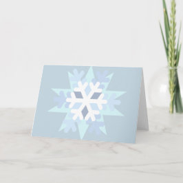 Winter Snowflake Helgkort