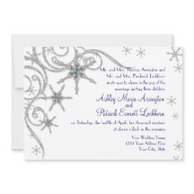 Winter Snowflake Jewels in Bling Swirl Bröllop Car