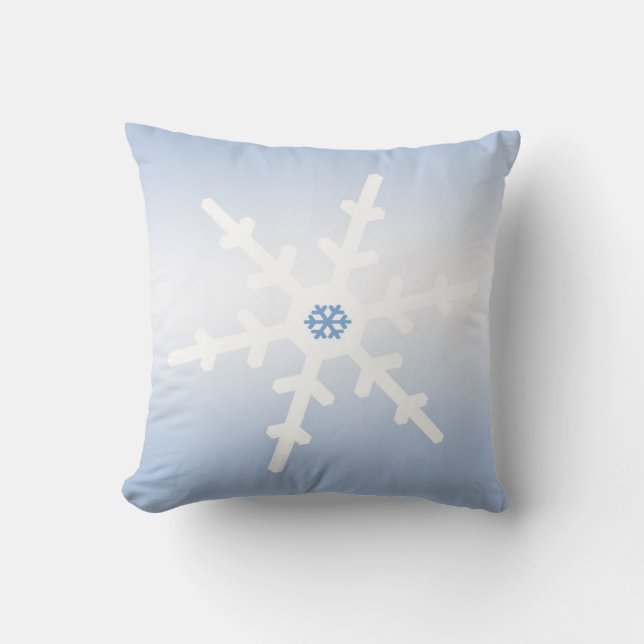 Winter Snowflake Kudde (Framsida)