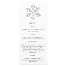 Winter Snowflake Menu (vit)