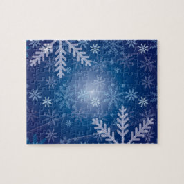 Winter Snowflake Mönster Pussel