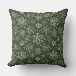 Winter Snowflake Pattern Decorative Throw Pillow Kudde