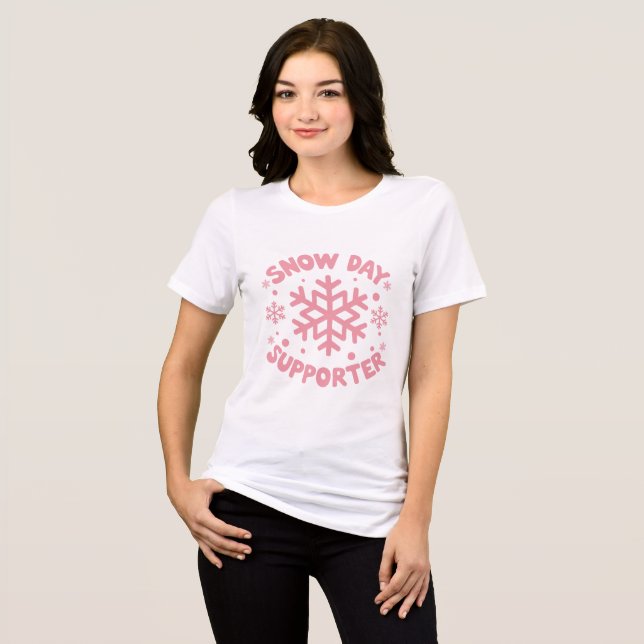 Winter Snowflake Tee - Celebrate Snowy Days (Framsida Full)