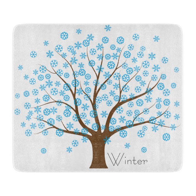 Winter Snowflake Träd (Framsidan)
