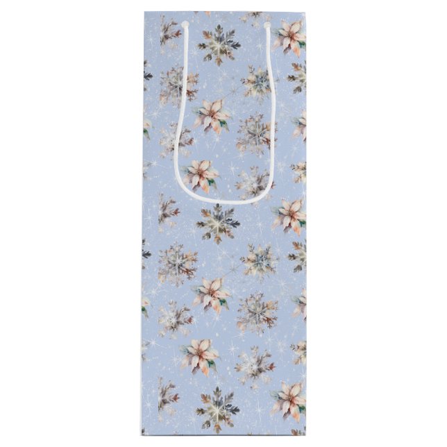 Winter Snowflakes and Sparkles Gift Bag (Framsidan)