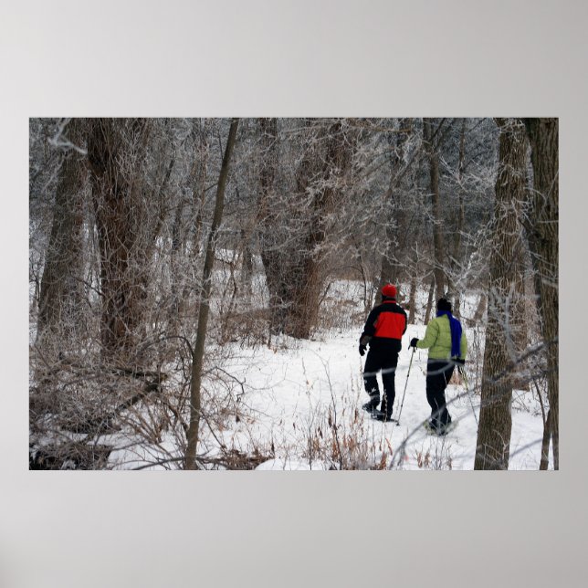 Winter Snowshoeing Poster (Framsidan)