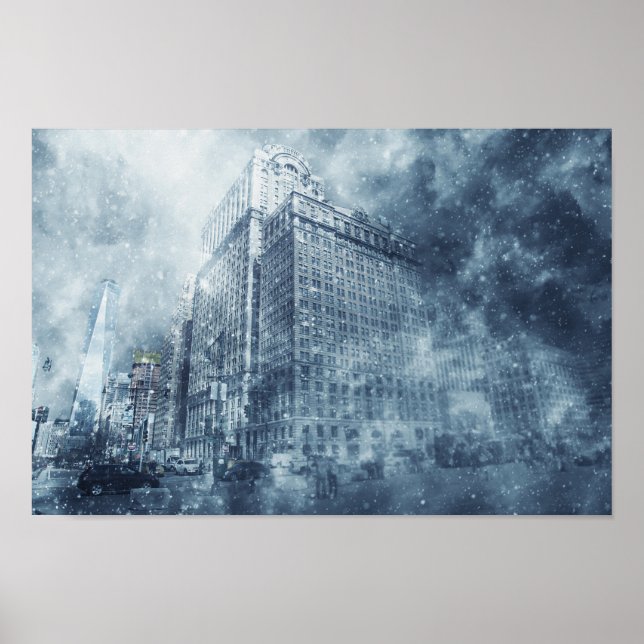 Winter Snowstorm Poster (Framsidan)