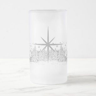 Winter Solstice Bluting Frostat Ölglas
