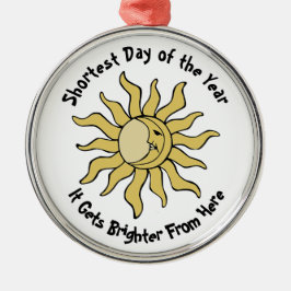 Winter Solstice Dikt Julgransprydnad Metall