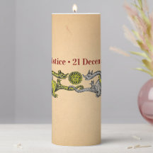Winter Solstice Firande Silver & Guld Flameles
