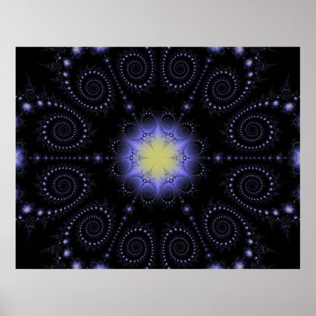 Winter Solstice Fractal Poster (Framsidan)
