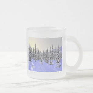 Winter Solstice Frostad Glasmugg