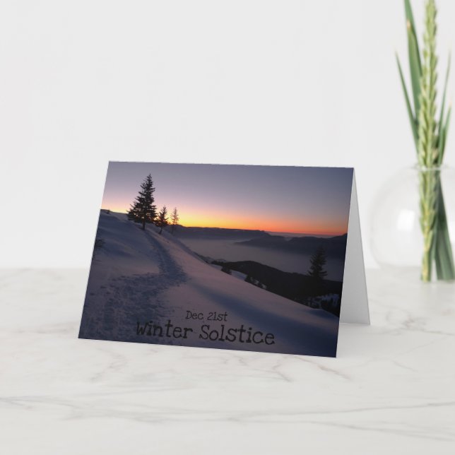 Winter Solstice Kort (Framsida)