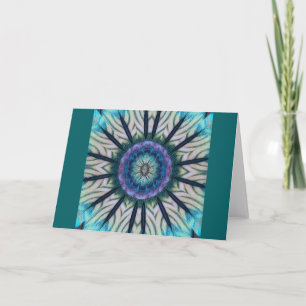 "Winter Solstice" Mandala Greeting Card Kort