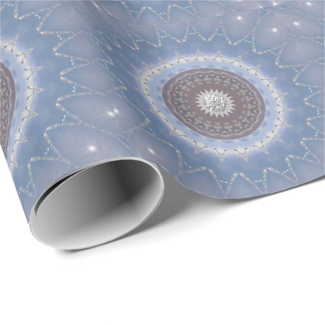 Winter Solstice Mandala Wrapping Papper Presentpapper (Rullad Hörn)