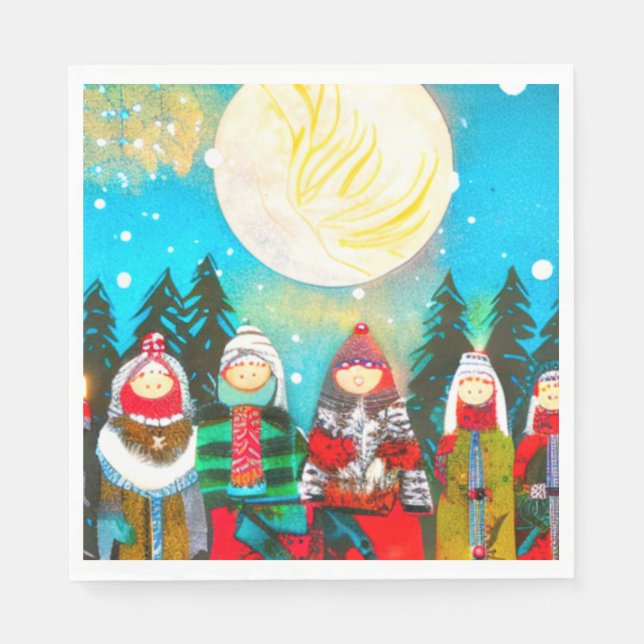 Winter Solstice Pappersservett (Framsidan)