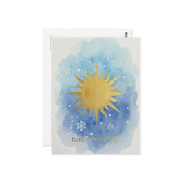 Winter Solstice Postcard Vykort