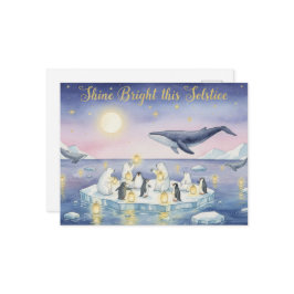 Winter Solstice Postcard Vykort