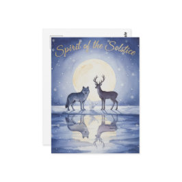 Winter Solstice Postcard Vykort