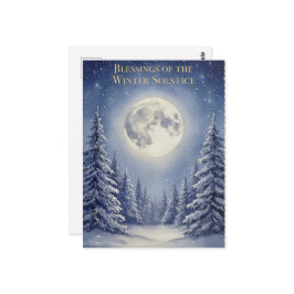 Winter Solstice Postcard Vykort