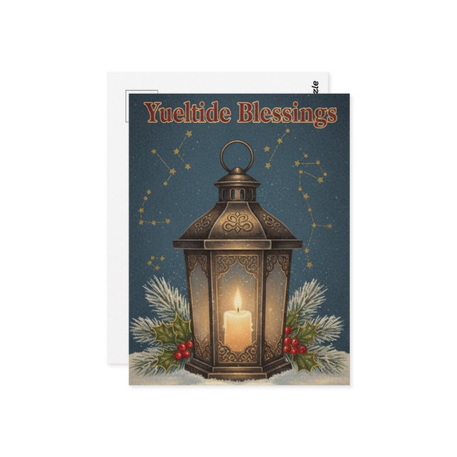 Winter Solstice Postcard Vykort (Fram/Back In Situ)