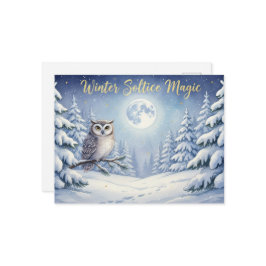 Winter Solstice Postcard Vykort