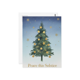 Winter Solstice Postcard Vykort